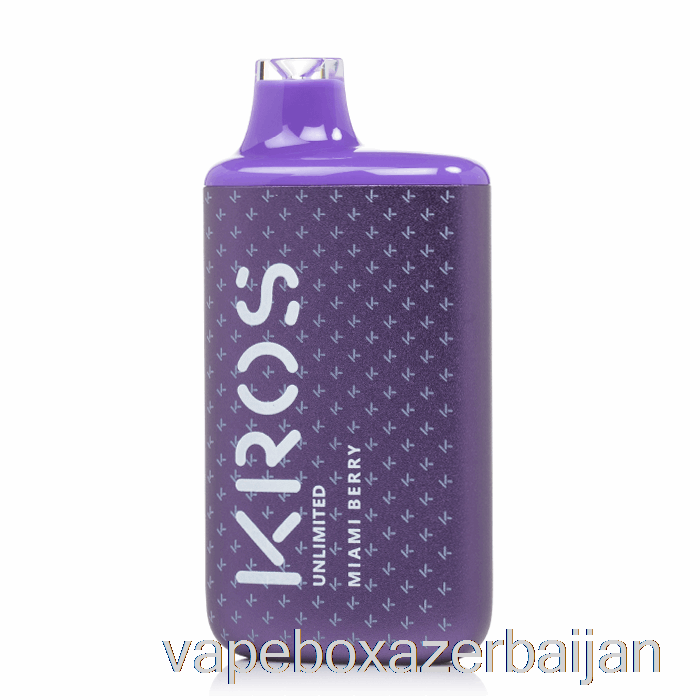 Vape Smoke KROS Unlimited 6000 Disposable Miami Berry